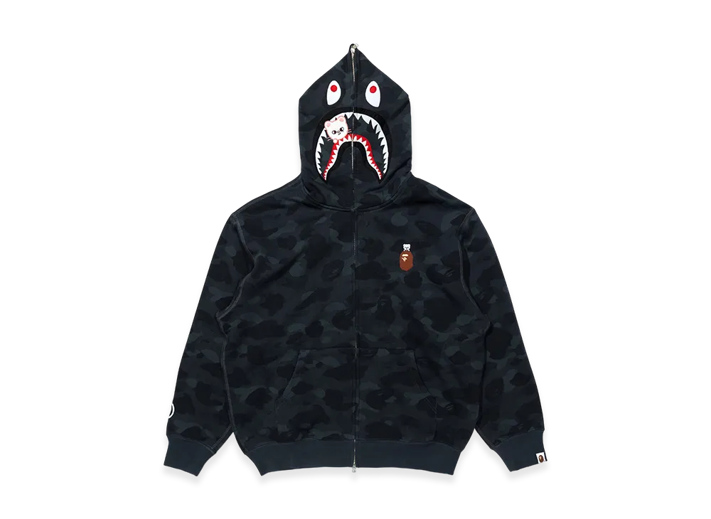 A BATHING APE x Stray Kids Shark Full Zip Hoodie Hyunjin "Black"