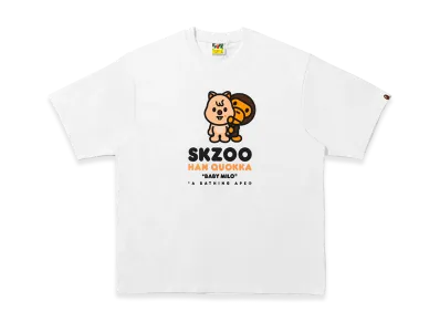 A BATHING APE x Stray Kids Baby Milo Tee Han "White"