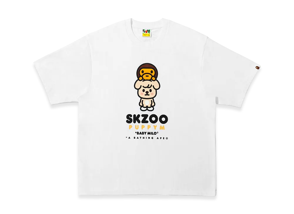 A BATHING APE x Stray Kids Baby Milo Tee Seungmin "White"