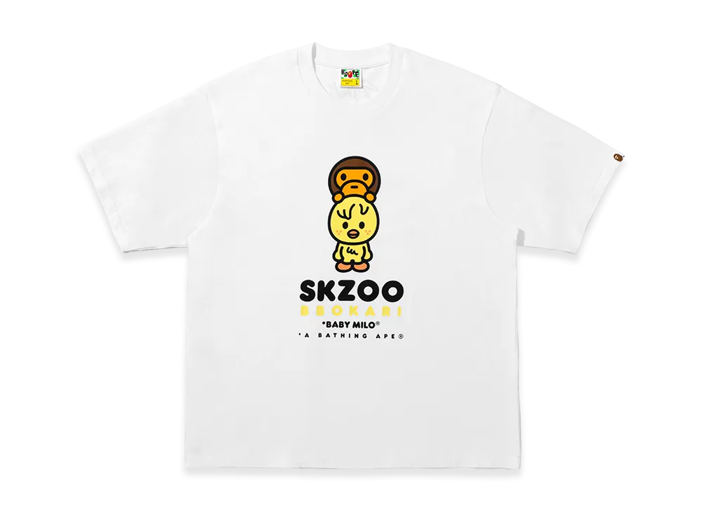 A BATHING APE x Stray Kids Baby Milo Tee Felix "White"