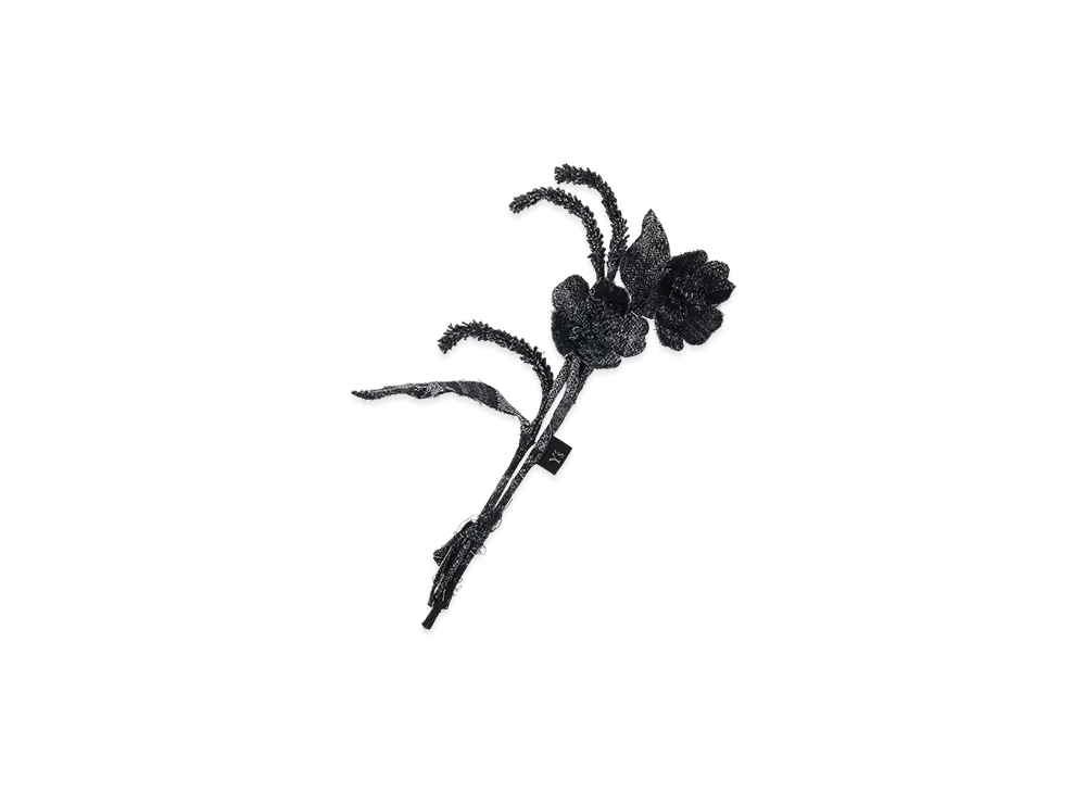 Y's Fabric Flower - Camellia Bouquet "Black"