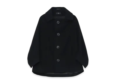 Y's Airy Mosser Middle Coat "Black"