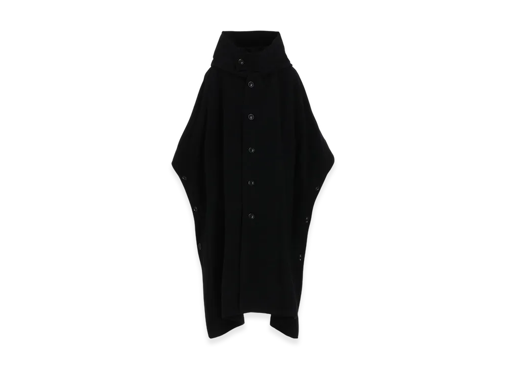 Y's Airy Mosser Cloak "Black"