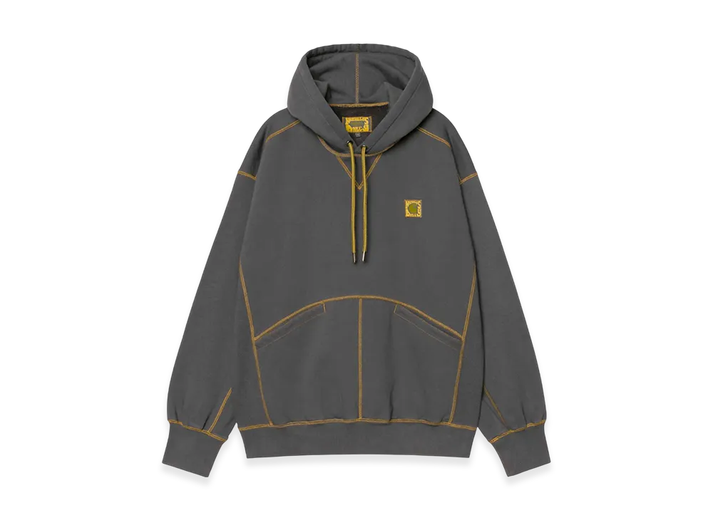 Carhartt WIP x Nicholas Daley Hoodie "ND Black Sand/ND Golden Yellow Stone Washed"