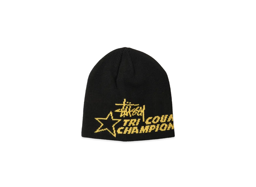 Stussy Skullcap Tri County "Black"