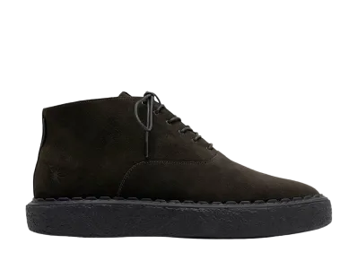 N.HOOLYWOOD COMPILE × General Scale. Suede Lace-up Boots "Brown" (C15FW701)