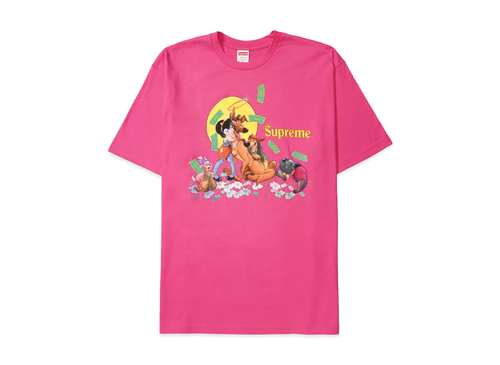 Supreme All Dogs Go To Heaven Tee "Fuchsia"