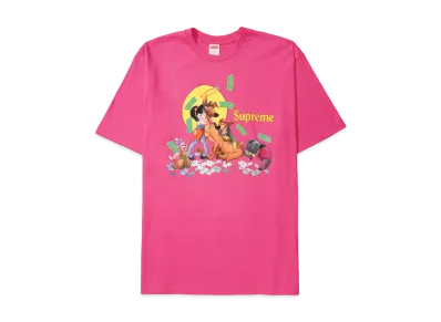 Supreme All Dogs Go To Heaven Tee "Fuchsia"