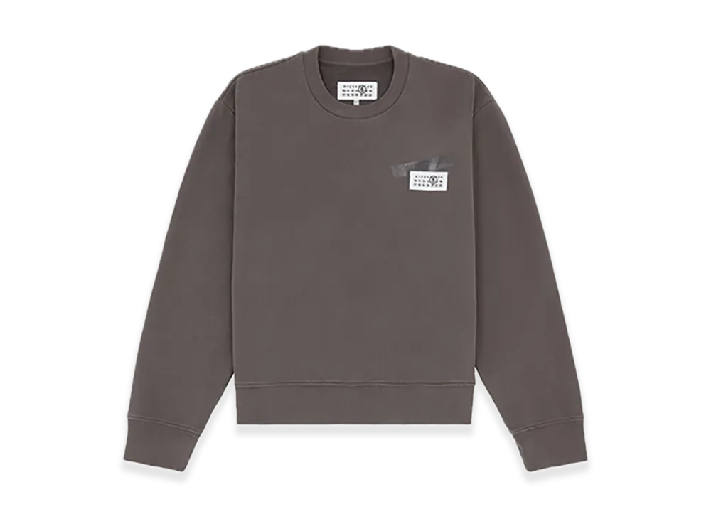 MM6 Maison Margiela Taped Label Sweatshirt "Grey"