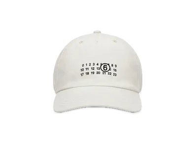 MM6 Maison Margiela MM6 Spiga Capsule 5 Panel Cap "White"