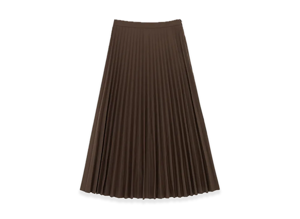 MM6 Maison Margiela Pleated Skirt "Brown"