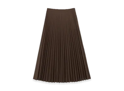 MM6 Maison Margiela Pleated Skirt "Brown"
