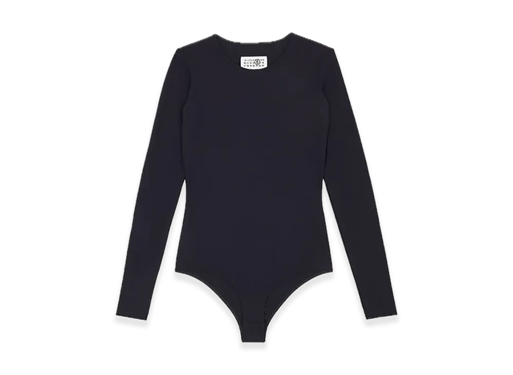 MM6 Maison Margiela Lycra Jersey Bodysuit "Black"