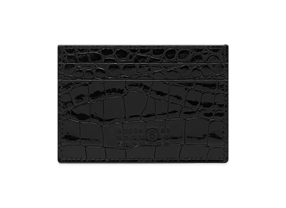 MM6 Maison Margiela Numeric Card Holder "Black"