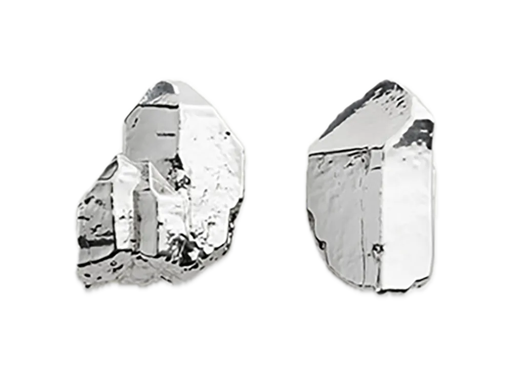 MM6 Maison Margiela Lock Hoop Earrings "Silver"