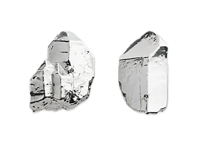 MM6 Maison Margiela Lock Hoop Earrings "Silver"