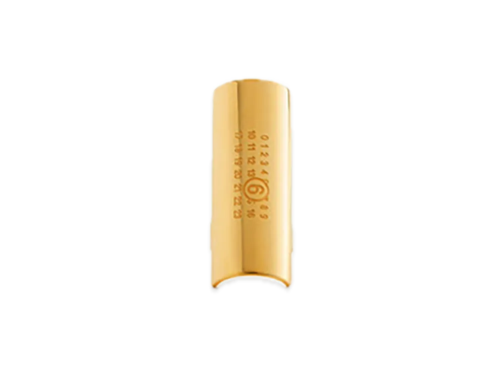 MM6 Maison Margiela Numeric Wide Ring "Yellow Gold"