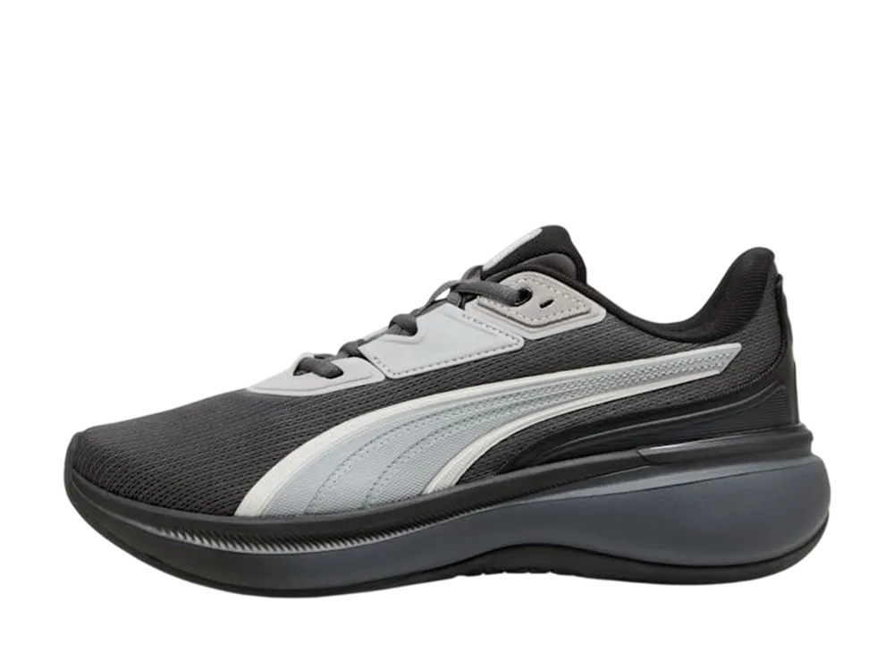 プーマ ソフトライド EXO "ダスキーグレー/プーマブラック"
