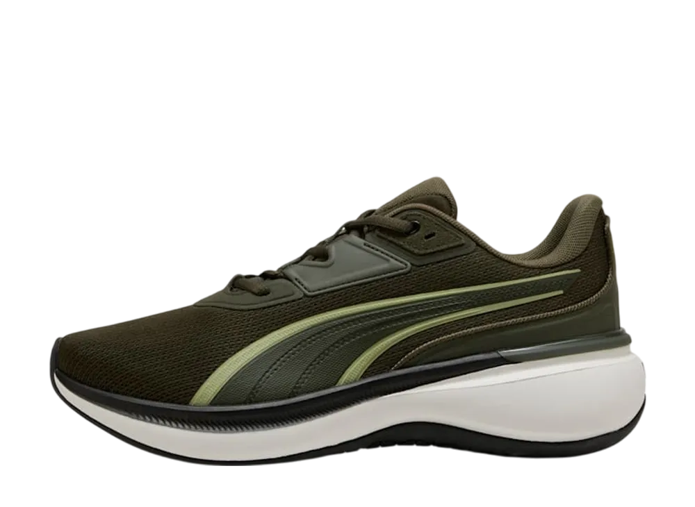 プーマ ソフトライド EXO "ダークオリーブ/ラックスアーミー/プーマブラック/フィジーライト"