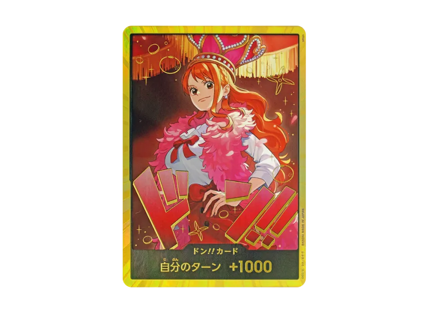 DON!! Card : Nami Super Parallel (Extra Booster "ONE PIECE Heroines edition")