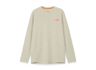 The North Face Long Sleeve QD Mid Crew "White Mix Gray"