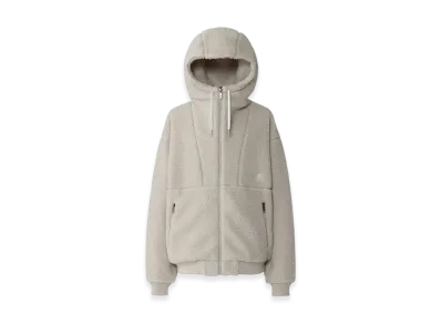 The North Face Extreme Pile Hoodie Jacket "Fossil Ivory"