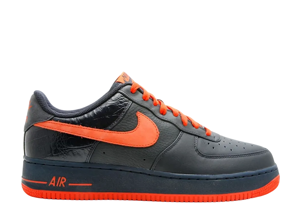 Nike Air Force 1 Low PRM "Dark Obsidian/Orange"