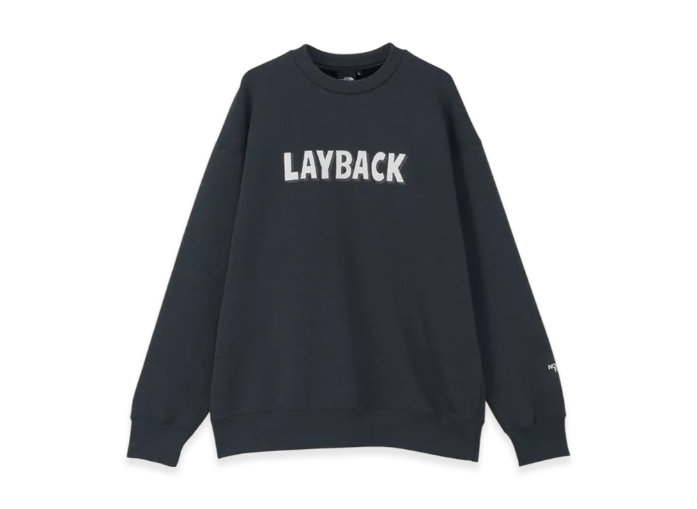 The North Face Layback Crew "Asphalt Gray"
