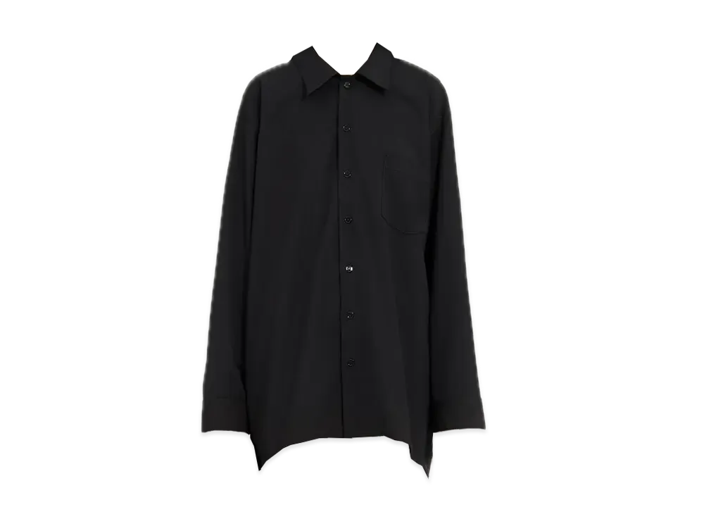 MM6 Maison Margiela Technical Poplin Shirt Dress "Black"