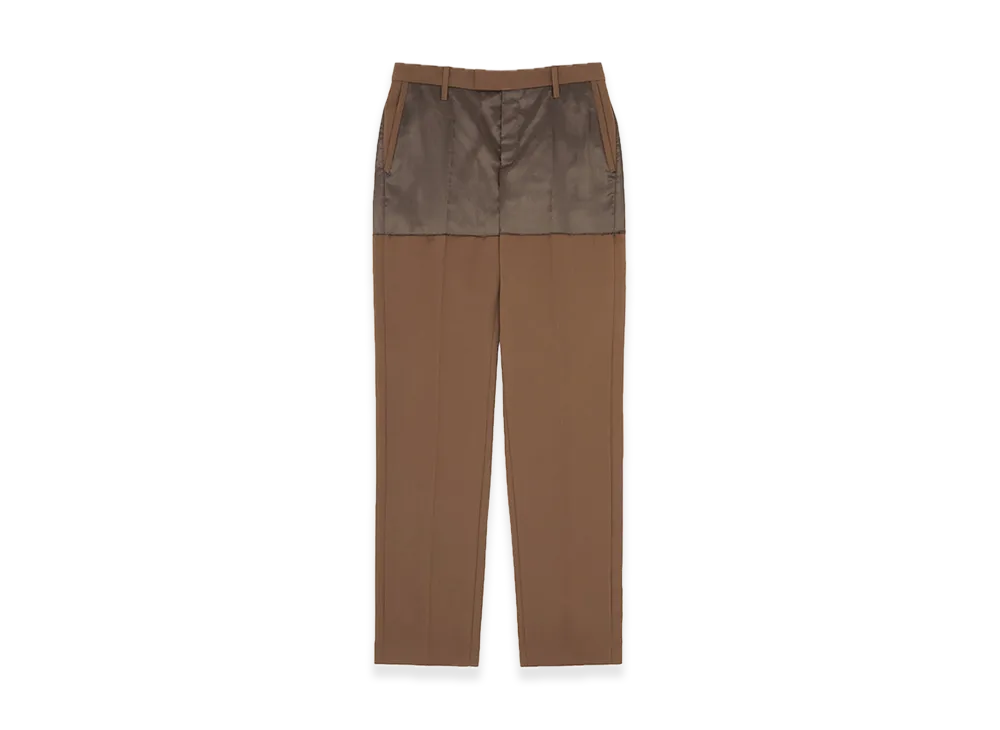 MM6 Maison Margiela Tailored Contrast Trousers "Chestnut"