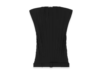 MM6 Maison Margiela Wool Blend Mini Dress "Black"