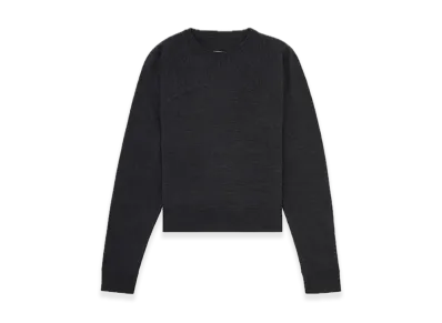MM6 Maison Margiela Triangle Wool Blend Sweater "Dark Grey"