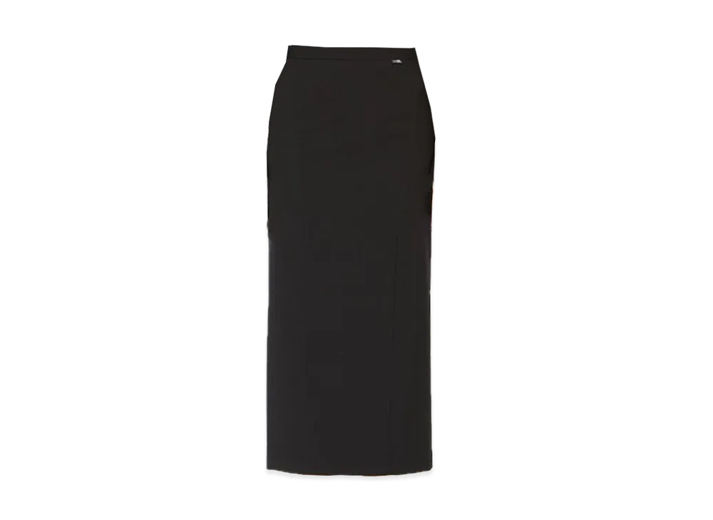MM6 Maison Margiela Long Wool Blend Skirt "Black"
