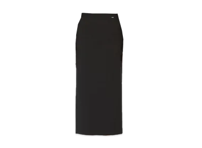 MM6 Maison Margiela Long Wool Blend Skirt "Black"