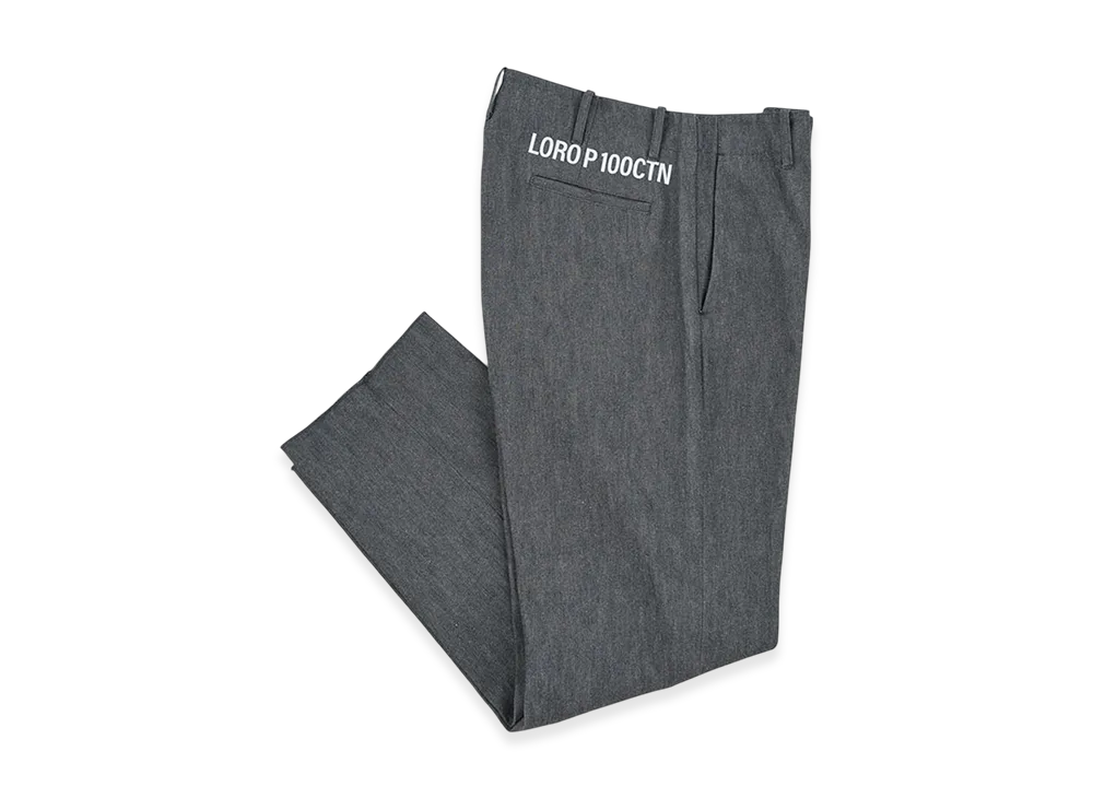 Loro Piana ロロ・ピアーナ　グレー デニムパンツ Loro Piana × featuring hiroshi fujiwara Cotton pants 