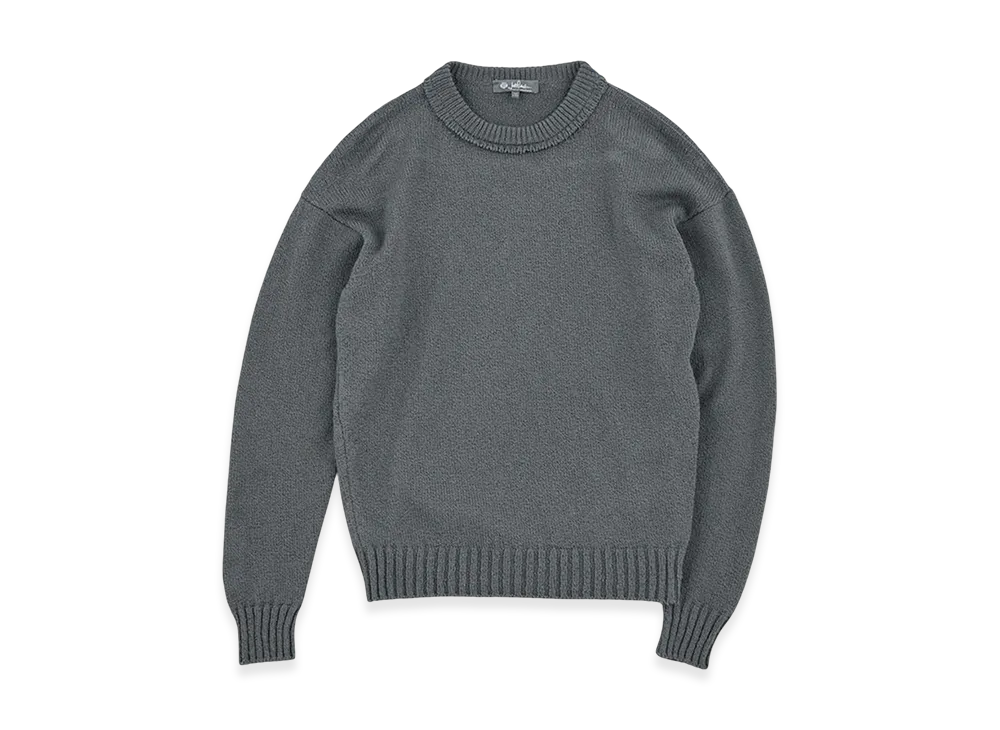 ロロピアーナ × 藤原ヒロシ コットンニット "グレー"