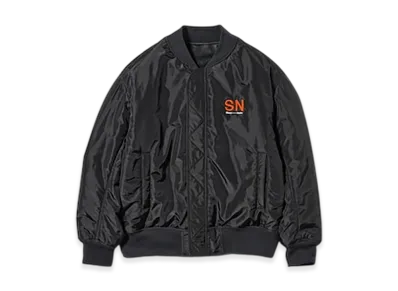 GU x UNDERCOVER Faux Leather Reversible Blouson "Black"