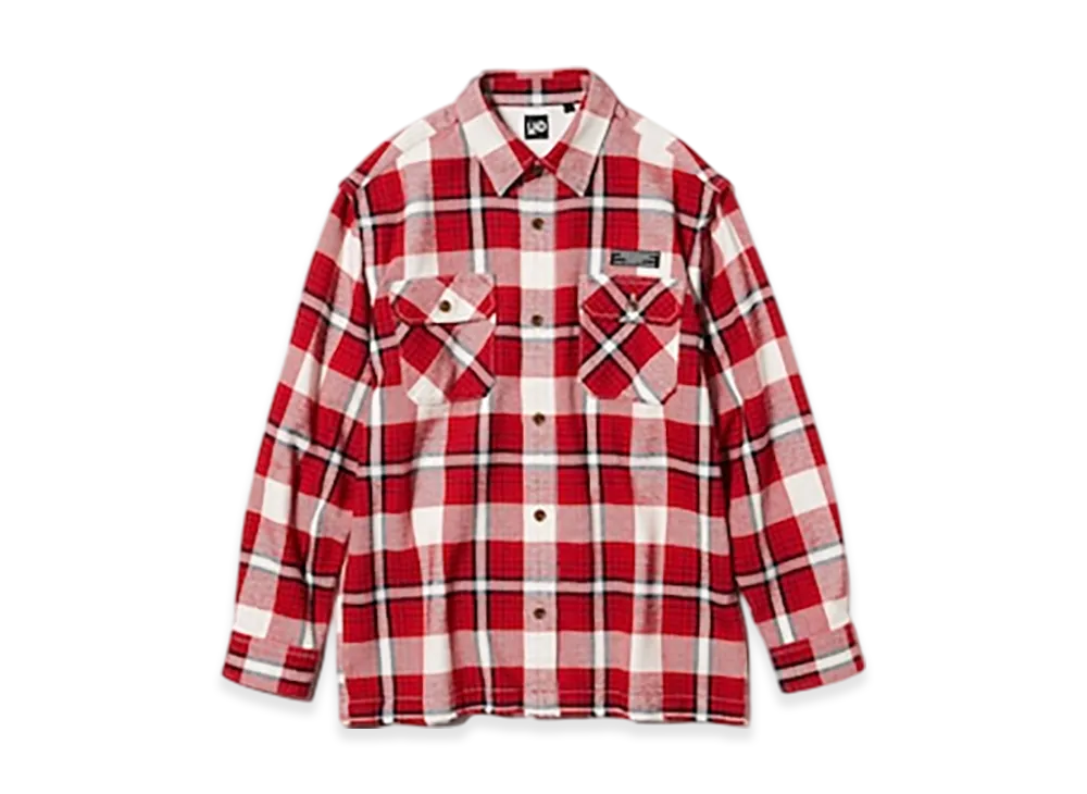 GU x UNDERCOVER Heavy Flannel Shirt "Red"