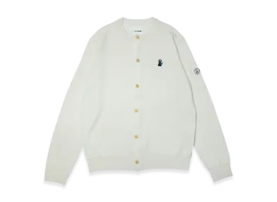 VAULTROOM Round Neck Cardigan "Ivory"