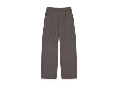MM6 Maison Margiela Light Tweed Tailored Trousers "Brown/Beige"