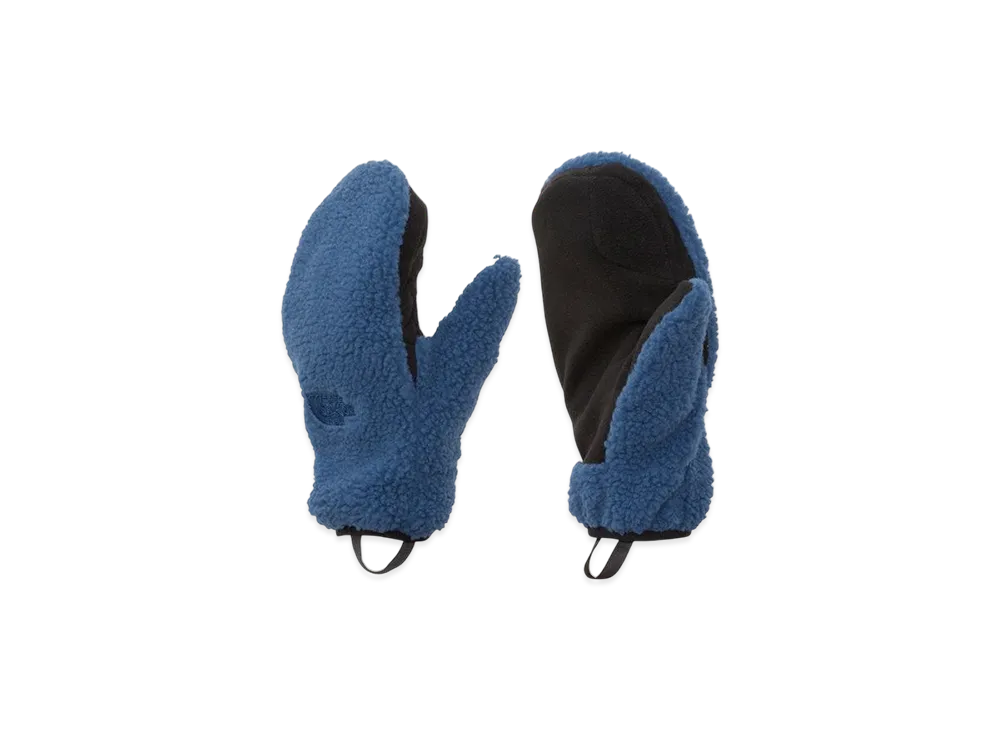 The North Face Reversible Extreme Pile Mitt "Mountain Blue/Clear Lake Blue"