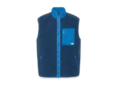 The North Face Reversible Extreme Pile Fleece Vest "Mountain Blue/Clear Lake Blue"