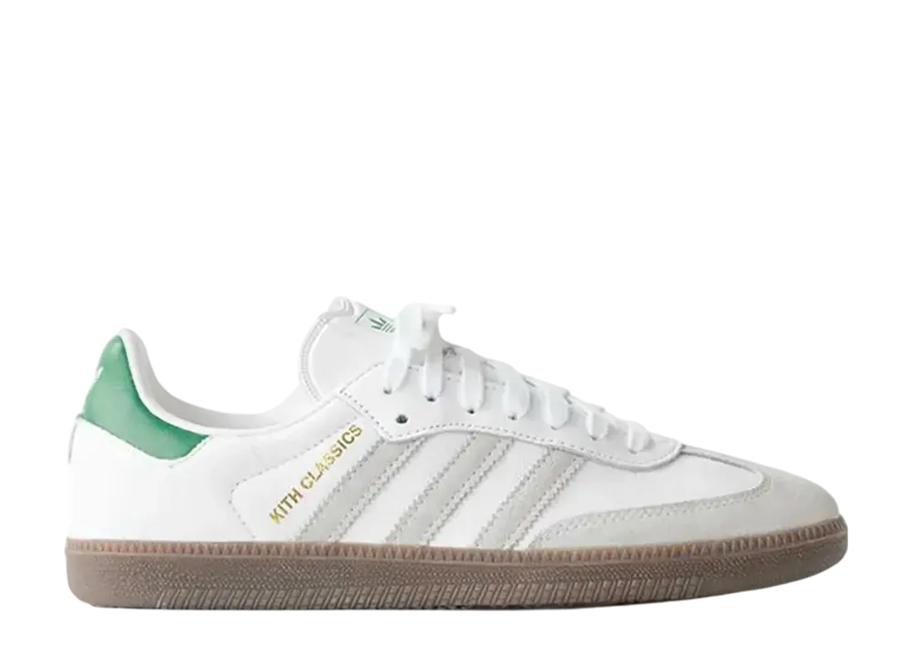 KITH × adidas Samba OG "White/Green"