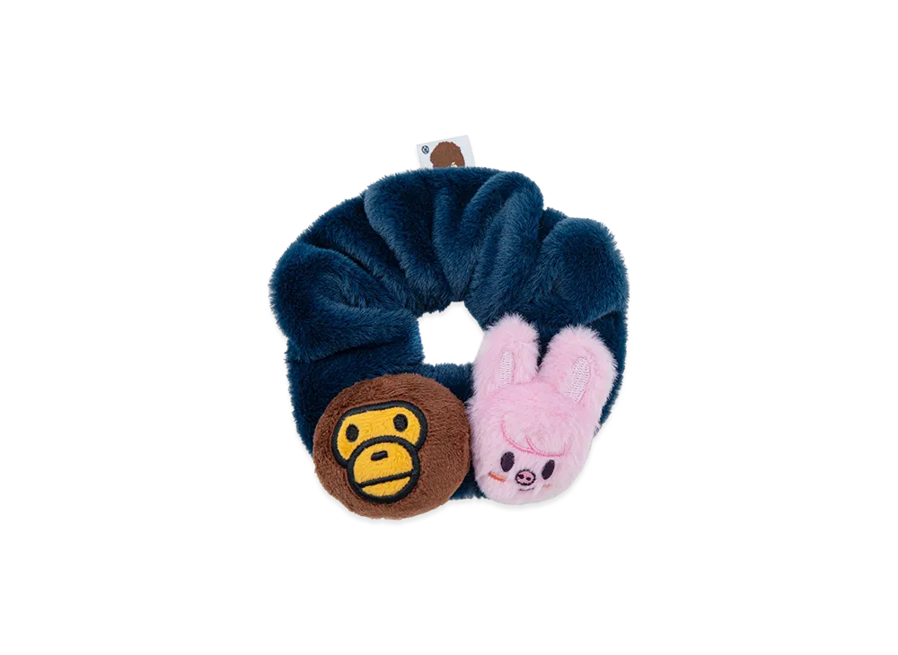 A BATHING APE x Stray Kids Scrunchies Changbin "Navy"