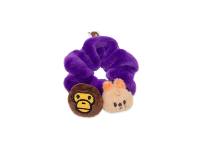 A BATHING APE x Stray Kids Scrunchies Han "Purple"