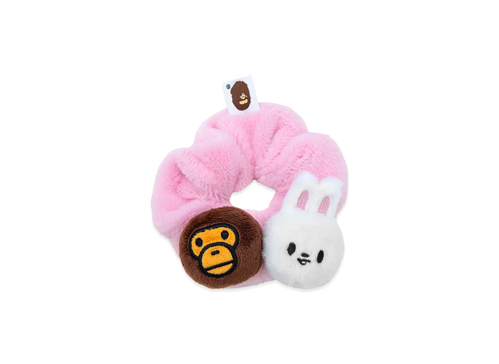 A BATHING APE x Stray Kids Scrunchies Lee Know "Pink"