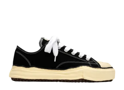 Maison MIHARA YASUHIRO PETERSON VL OG Sole Canvas Low-top Sneaker "Black"