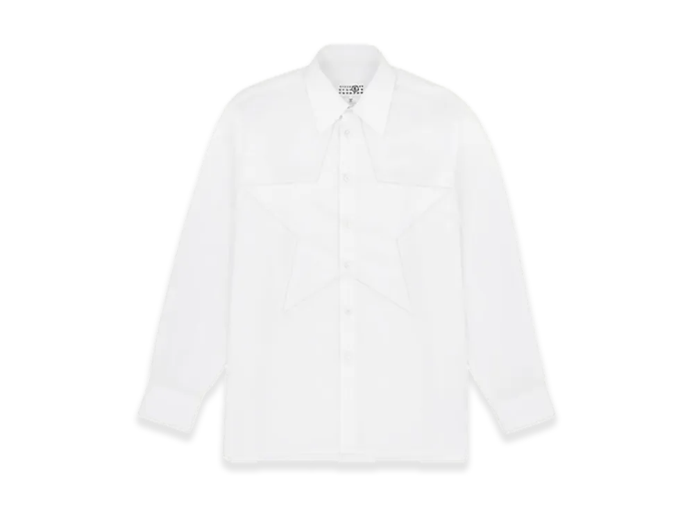 MM6 Maison Margiela Cotton Poplin Shirt "White"