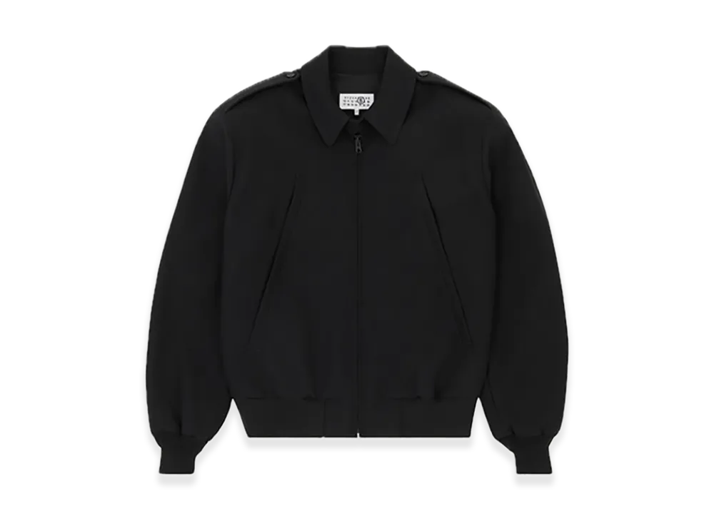 MM6 Maison Margiela Wool Bomber Jacket "Black"