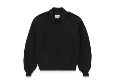 MM6 Maison Margiela Wool Bomber Jacket "Black"